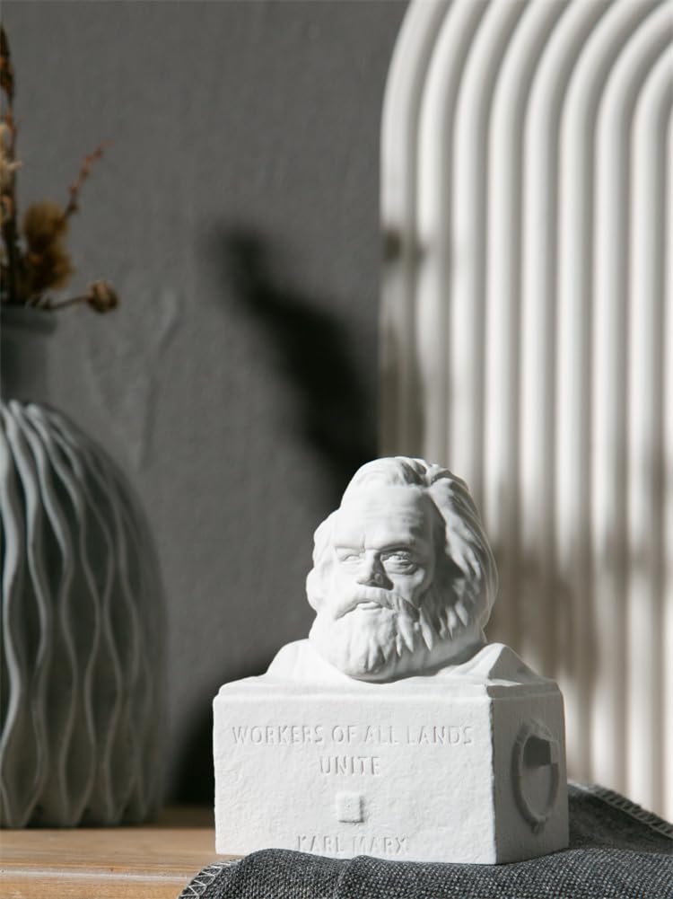 Amazon.co.jp: マルクスバストカールマルクス像彫刻ドイツ哲学者社会